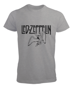 Led Zeppelin Rock Tasarım Baskılı Erkek Tişört