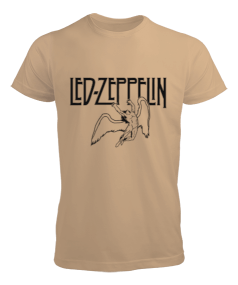 Led Zeppelin Rock Tasarım Baskılı Erkek Tişört