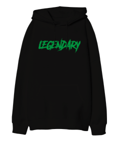 Legendary Oversize Unisex Kapüşonlu Sweatshirt