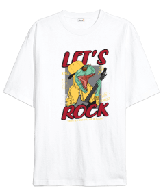 Let Rock Oversize Unisex Tişört