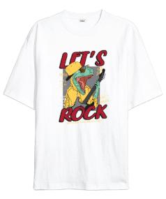 Lets Rock Oversize Unisex Tişört