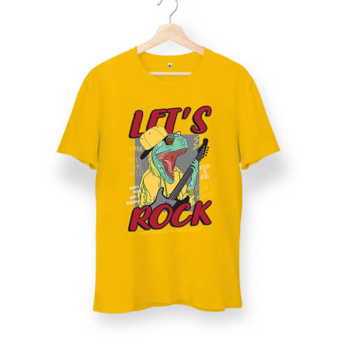 Lets Rock Unisex Kısa Kol Tişört