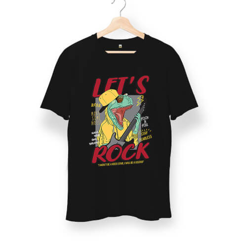 Lets Rock Unisex Kısa Kol Tişört