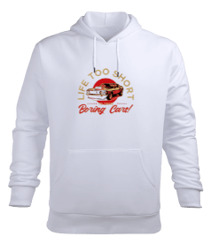 Life Is Too Short Boring Cars Erkek Kapüşonlu Hoodie Sweatshirt