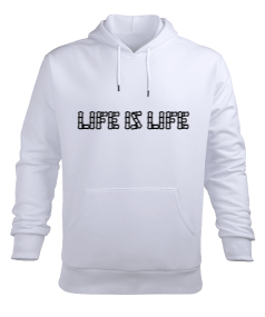 Life Man Erkek Kapüşonlu Hoodie Sweatshirt