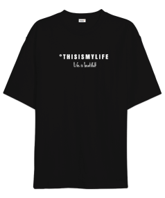 LIFE Oversize Unisex Tişört