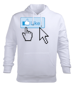 Like Erkek Kapüşonlu Hoodie Sweatshirt