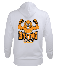 lion boxing club Erkek Kapüşonlu Hoodie Sweatshirt