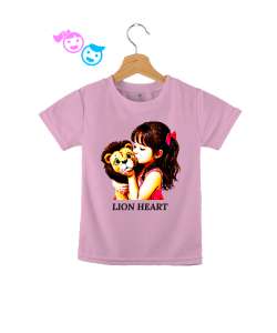 Lion Heart Pembe Çocuk Unisex