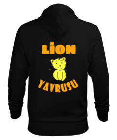 Lion Yavrusu Erkek Kapüşonlu Hoodie Sweatshirt