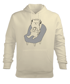 Listen Erkek Kapüşonlu Hoodie Sweatshirt