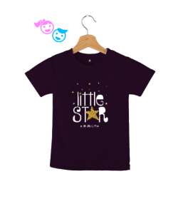 Little Star - Küçük Yıldız Koyu Mor Çocuk Unisex