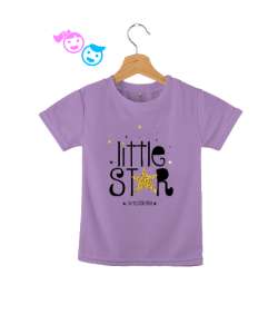 Little Star - Küçük Yıldız Lila Çocuk Unisex