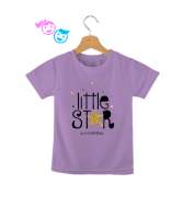 Little Star - Küçük Yıldız Lila Çocuk Unisex - Thumbnail