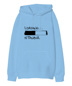 Loading İstanbul Oversize Unisex Kapüşonlu Sweatshirt