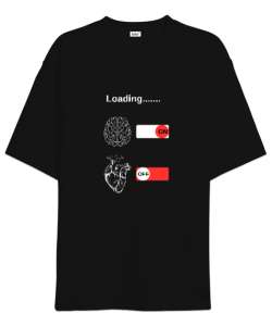 Loading Siyah Oversize Unisex Tişört