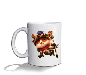 LoL - Teemo Beyaz Kupa Bardak