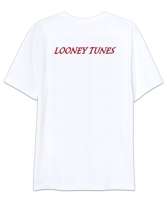 Looney Tunes Bugs Bunny Beyaz Oversize Unisex Tişört - Thumbnail