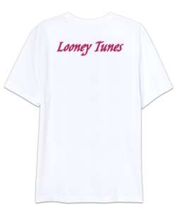 Looney Tunes Rapçı Bugs Bunny Beyaz Oversize Unisex Tişört