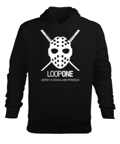 Loopone Kanjo Erkek Kapüşonlu Hoodie Sweatshirt