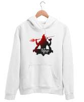 Lord Shiva - Hinduizm Beyaz Unisex Kapşonlu Sweatshirt - Thumbnail