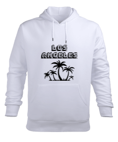 Los Angeles Erkek Kapüşonlu Hoodie Sweatshirt