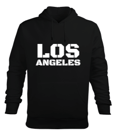 Los Angeles Erkek Kapüşonlu Hoodie Sweatshirt