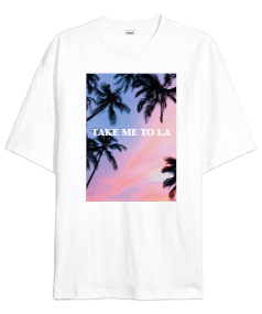 Los Angeles palms Oversize Unisex Tişört