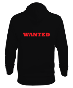 LosNiks Wanted Sweatshirt Erkek Kapüşonlu Hoodie Sweatshirt