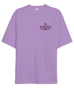 Lotus Lila Oversize Unisex Tişört