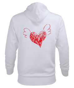 LOVE Erkek Kapüşonlu Hoodie Sweatshirt