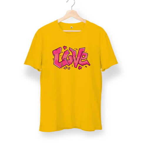 Love Graffiti Unisex Kısa Kol Tişört