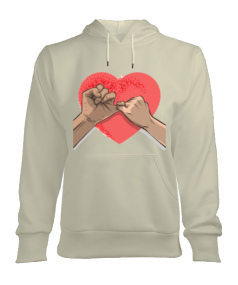 Love Kadın Kapşonlu Hoodie Sweatshirt