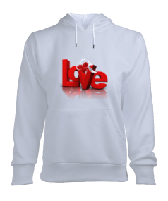 Love Kadın Kapşonlu Hoodie Sweatshirt