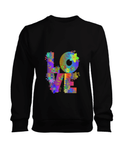 Love Yazılı Kadın Sweatshirt