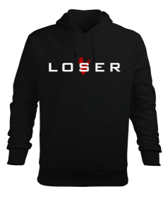 Lover Loser Erkek Kapüşonlu Hoodie Sweatshirt