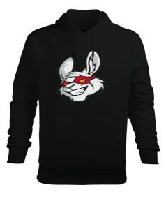 Lucky Fox Erkek Kapüşonlu Hoodie Sweatshirt