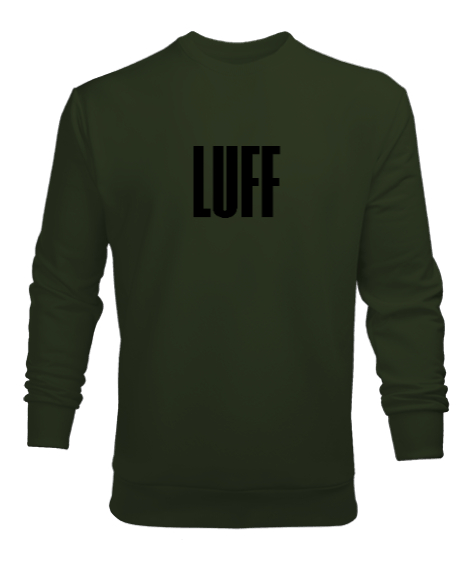 Tisho - Luff Kamyon C Haki Yeşili Erkek Sweatshirt