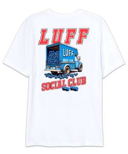 Luff Kamyon T Beyaz Oversize Unisex Tişört