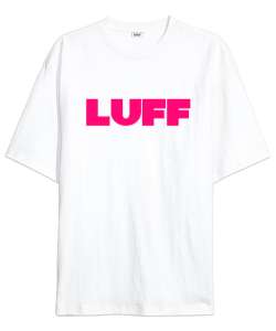 LUFF RUN T Beyaz Oversize Unisex Tişört