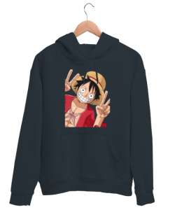 Luffy Zafer Füme Unisex Kapşonlu Sweatshirt