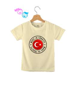 Made In Türkiye Krem Çocuk Unisex