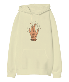 Magic Hands Oversize Unisex Kapüşonlu Sweatshirt