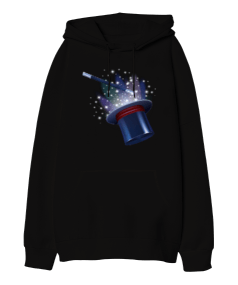 Magic V1 Oversize Unisex Kapüşonlu Sweatshirt