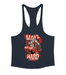 Make Your Body Hard Bodybuilding Tasarım Baskılı Erkek Tank Top Atlet