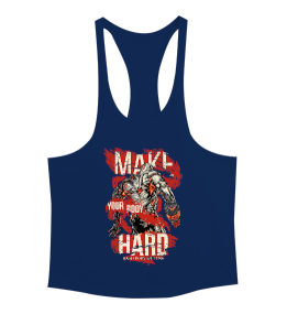 Make Your Body Hard Bodybuilding Tasarım Baskılı Erkek Tank Top Atlet