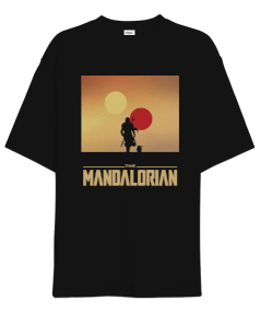 Mandolarian over Oversize Unisex Tişört