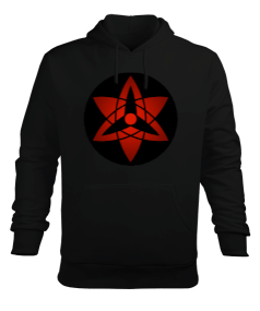 Mangekyou Sharingan Erkek Kapüşonlu Hoodie Sweatshirt