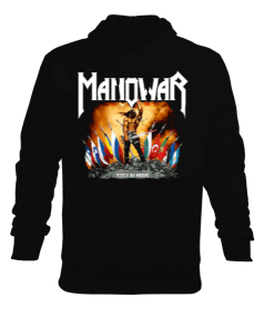 Manowar Erkek Kapüşonlu Hoodie Sweatshirt