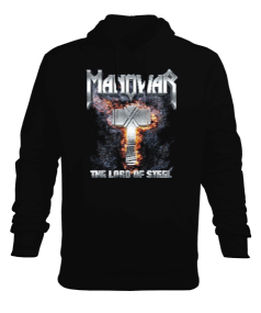 Manowar Erkek Kapüşonlu Hoodie Sweatshirt